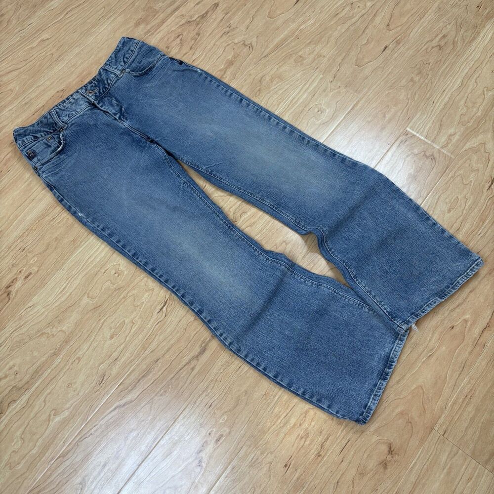 Silver Jeans Y2K Blue Wash  Sun Faded Flared Bootcut low-rise Jeans